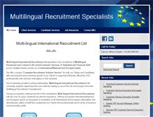 Tablet Screenshot of mlirecruitment.com